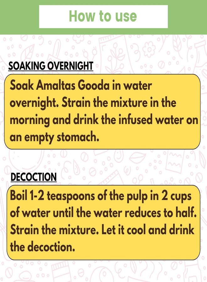 IndianJadiBooti Amaltas Pulp (250g) | Cassia Fistula/Amaltash Gudda | Aragvadha | Natural Gentle Laxative for Kids & Adults | Constipation Relief | Pure & Seedless - Image 5